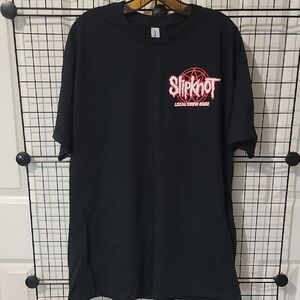 NEW. Gildan Black Slipknot Local Crew 2022 Tee